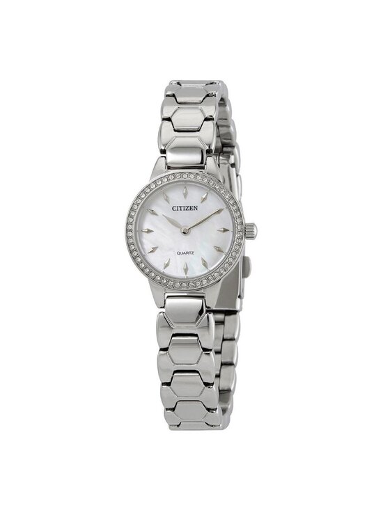 NWT Citizen Quartz Crystal Mother of Pearl Dial Ladies Watch